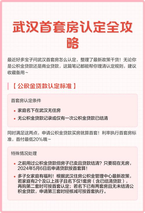 武汉最新公积金贷款政策解读,首套、二套怎么认定?