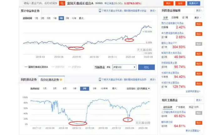 基金百分比排名走势图_怎么看基金走势图_混合型基金排名分析
