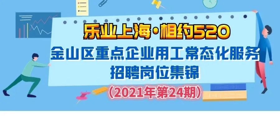 金山招聘进行时：8家企业253个岗位热招中，含设计、医疗、机械等多领域