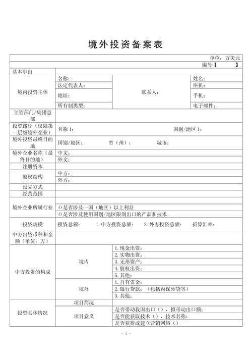 国企境外投资备案准备啥资料？新设odi备案清单来啦