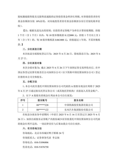 天齐锂业2022年度A股权益分派实施公告，含派息等详情