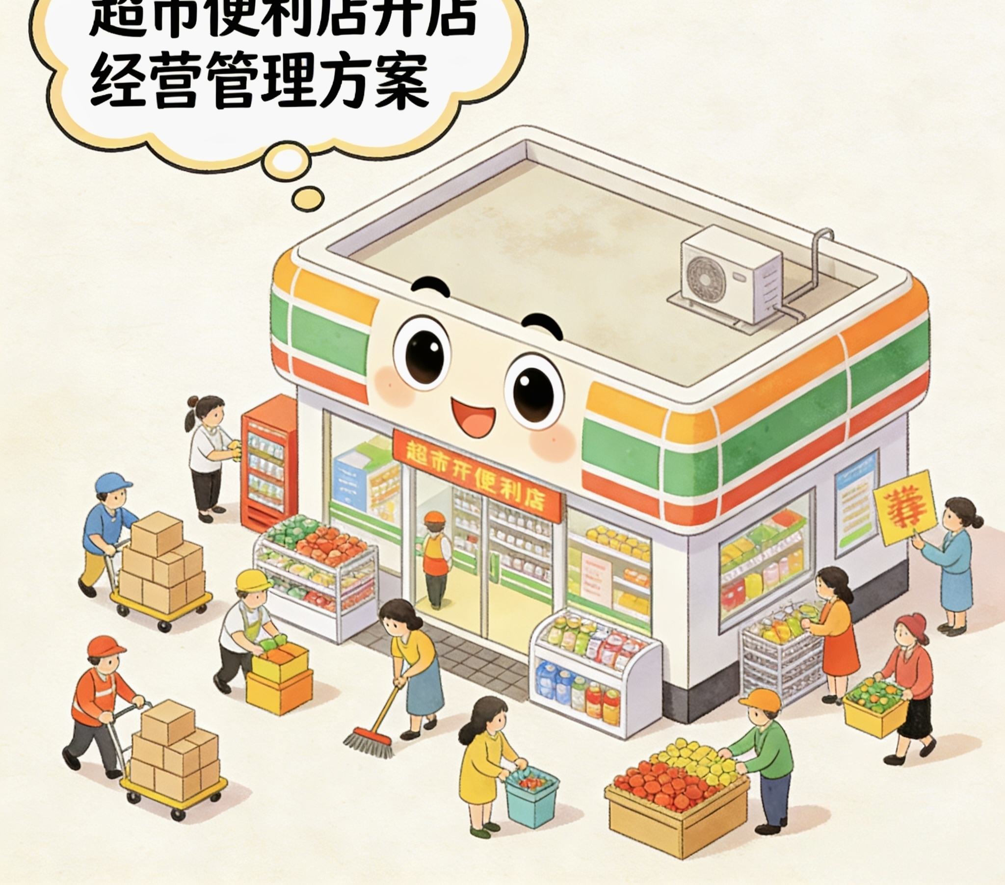 开一家超市经营管理方案_超市选址与客流分析_生活超市经营管理方法